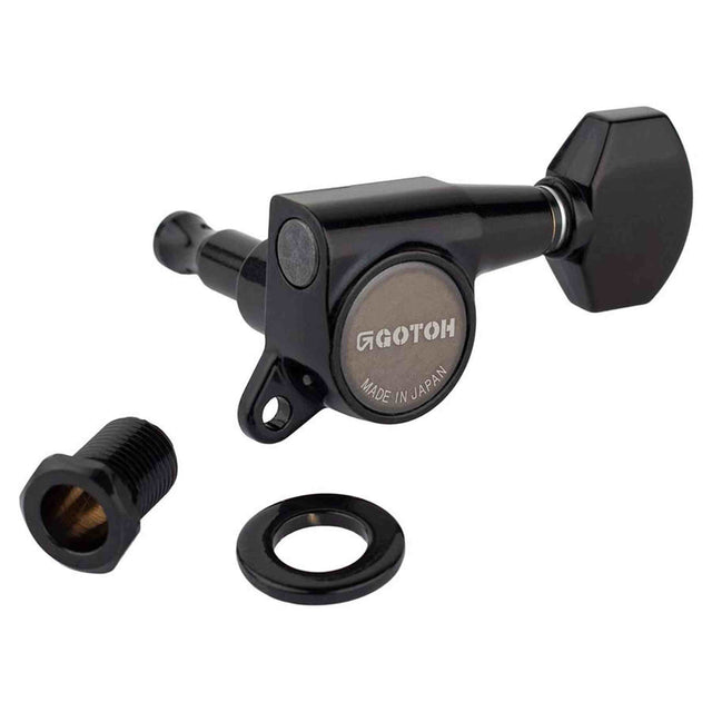 Gotoh GTH13998 SG381 stemmechanieken met Magnum Lock and 07 knoppen, 6L, zwart