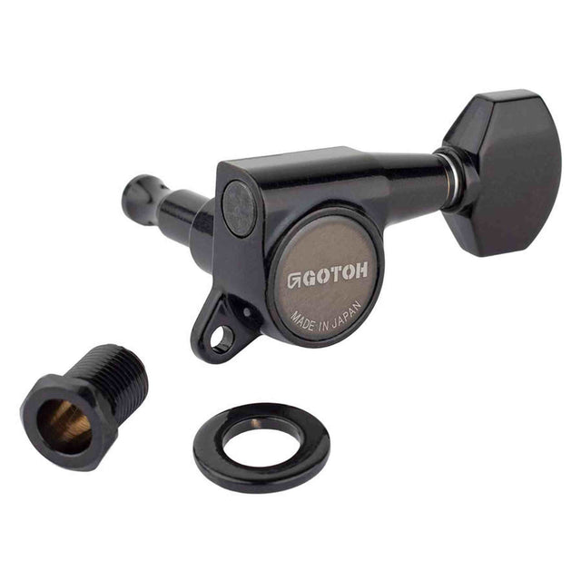 Gotoh GTH14002 SG381 stemmechanieken met Magnum Lock and 07 knoppen, 6R, cosmo zwart