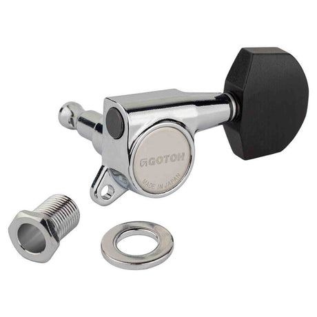Gotoh GTH14016 SG381 stemmechanieken met Magnum Lock and EN01 knoppen, 3L3R, chroom