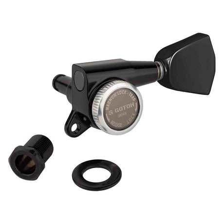 Gotoh GTH14054 SG381 stemmechanieken met Magnum Lock Trad and 04 knoppen, 3L3R, zwart
