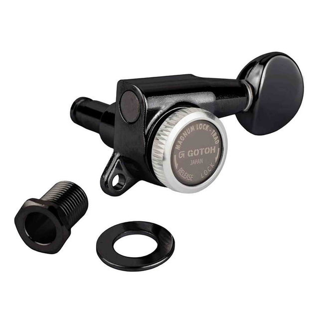 Gotoh GTH14062 SG381 stemmechanieken met Magnum Lock Trad and 05 knoppen, 3L3R, zwart