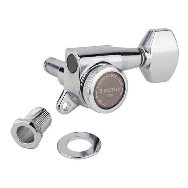 Gotoh GTH14084 SG381 stemmechanieken (posts 3xS 2xL 1xXL) met Magnum Lock Trad and 07 knoppen, 6L, chroom