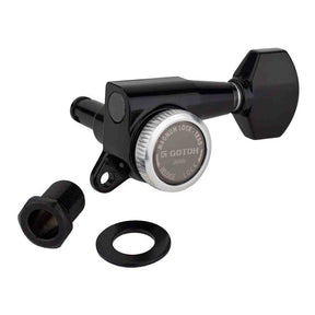 Gotoh GTH14095 SG381 stemmechanieken (posts 3xS 2xL 1xXL) met Magnum Lock Trad and 07 knoppen, 6L, zwart
