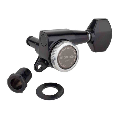 Gotoh GTH14107 SG381 stemmechanieken (posts 6xS) met Magnum Lock Trad and 07 knoppen, 6L, cosmo zwart