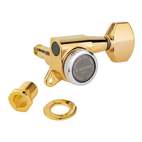 Gotoh GTH14114 SG381 stemmechanieken (posts 6xXL) met Magnum Lock Trad and 07 knoppen, 6L, goud