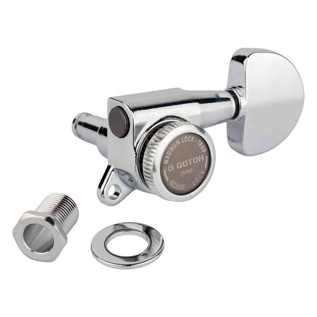 Gotoh GTH14119 SG381 stemmechanieken met Magnum Lock Trad and 20 knoppen, 3L3R, chroom