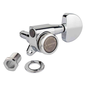 Gotoh GTH14134 SG381 stemmechanieken met Magnum Lock Trad and AB20 knoppen, 3L3R, chroom