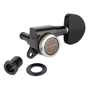 Gotoh GTH14142 SG381 stemmechanieken met Magnum Lock Trad and B20 knoppen, 3L3R, cosmo zwart