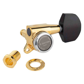 Gotoh GTH14146 SG381 stemmechanieken met Magnum Lock Trad and EN01 knoppen, 3L3R, goud