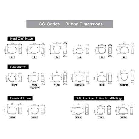 Gotoh GTH14176 SG381 stemmechanieken (posts 6xL) met Magnum Lock Trad and P4B knoppen, 3L3R, chroom