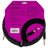 Boston GCRB-90 Prime Series woven jacket instrumentkabel jack-jack 9 meter black tweed