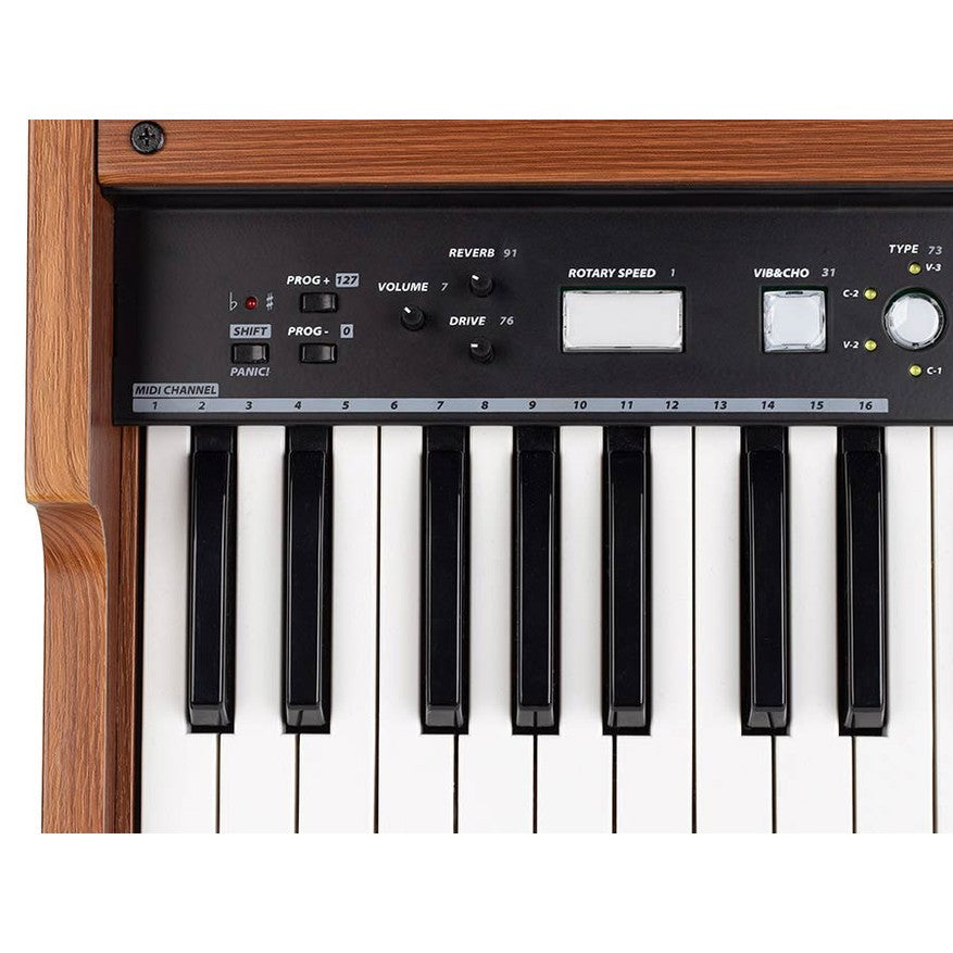 Crumar DK61 Organ Controller 61-Toetsen MIDI Keyboard met Drawbars