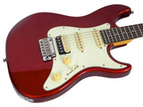 Sire S7N HSS/CAR Larry Carlton New Gen S-Style Elektrische Gitaar HSS Candy Apple Red met Locking Tuners