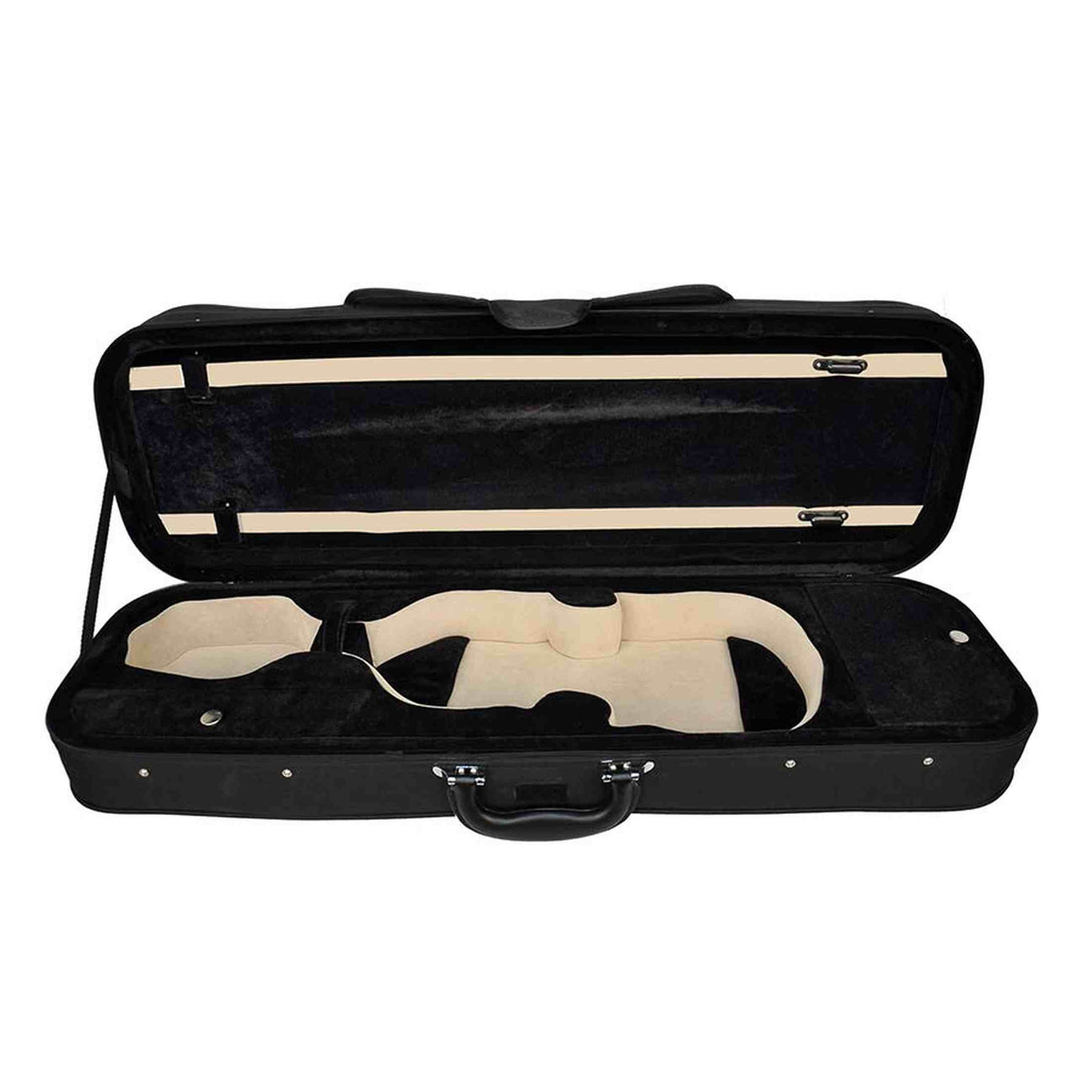 Leonardo VC-4112-BK Elementary Series vioolkoffer oblong 1/2 zwart
