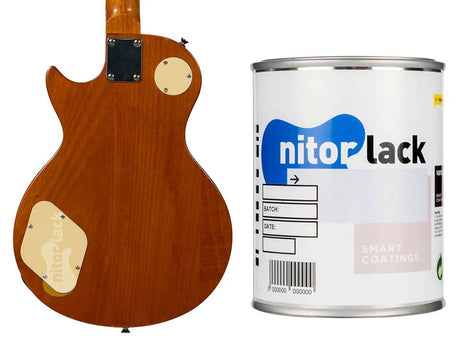 NitorLACK N260806108 Nitrocellulose Lak Dark Rich Mahogany – 500 ml Blik