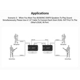 NUX NBA-200FR Actieve Monitor – 200W FRFR met Accu, 2 kanalen, BT & EQ