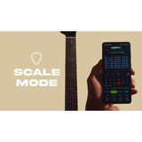 Litejam RGB24/BK elektrische gitaar – 24 frets, 144 RGB LED’s, HSH-configuratie, met gigbag, zwart