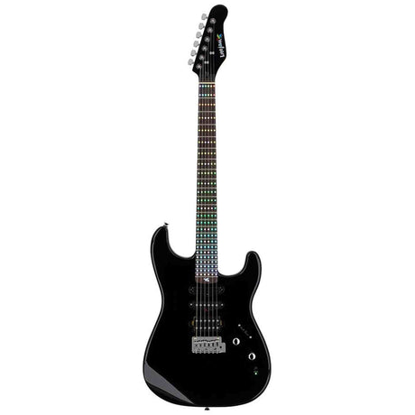 Litejam RGB24/BK Smart Learning Elektrische Gitaar Set Black 24 frets HSH RGB LED