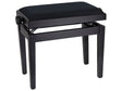 Boston PB10/1520 Pianobank, verstelbaar 48 tot 56 cm, zwart