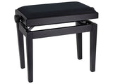 Boston PB10/1520 Pianobank, verstelbaar 48 tot 56 cm, zwart