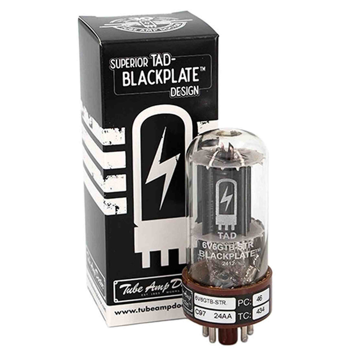 TAD 6V6GTBSTRBP/4 – (4 stuks) Quartet matched 6V6GTB-STR Blackplate bu ...