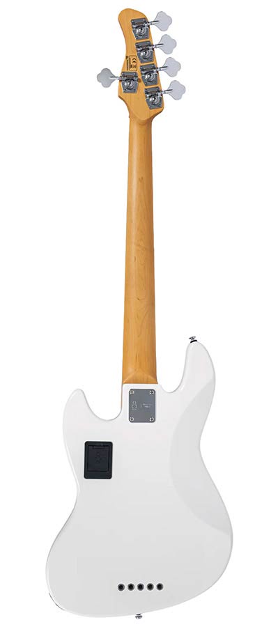 Sire V3N 5/AWH Marcus Miller 5-snarige Actieve Jazz Bas Antique White met 2-Bands Preamp