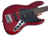 Sire V3N 5/CAR Marcus Miller 5-snarige Actieve Jazz Bas Candy Apple Red met 2-Bands Preamp