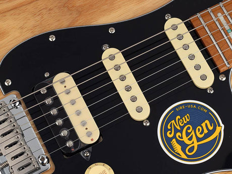 Sire S7S HSS/NT Larry Carlton S-Style Elektrische Gitaar Natural met Swamp Ash Top en Locking Tuners