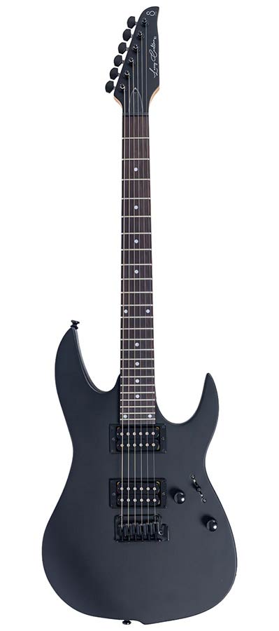 Sire X1 Larry Carlton ST-Style Elektrische Gitaar Black Satin