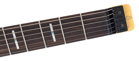 Sire X6H6/BLSW Larry Carlton Headless Elektrische Gitaar Blue Swirl met Tremolobrug en Gigbag
