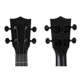 Flight NUS310 BLACKBIRD Soprano Ukulele met African Sapele Body, Zwarte Flight Snaren en Celtic Lasergravure