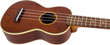 Flight MUS-2 Solid Mahogany Soprano Ukulele met Solid Mahogany Body, Gotoh Friction Tuners en Aquila Super Nylgut Snaren