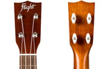 Flight MUC-2 Solid Mahogany Concert Ukulele met Solid Mahogany Body, Gotoh Friction Tuners en Aquila Super Nylgut Snaren