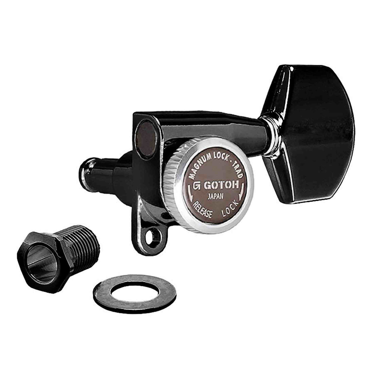 Gotoh GTH13723 SG360 stemmechanieken met Magnum Lock Trad and 07 knoppen, 3L3R, zwart