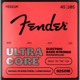 Fender 9250M UltraCore Bassnaren Nickel Plated Steel Ball End Medium 045-105