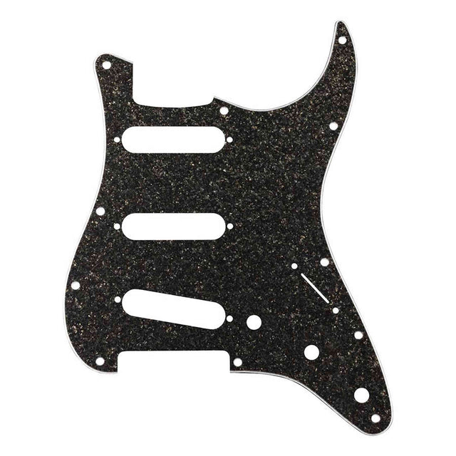 Fender 0992187001 Stratocaster Pickguard SSS Dark Gray Sparkle Hybrid Glass/Glitter
