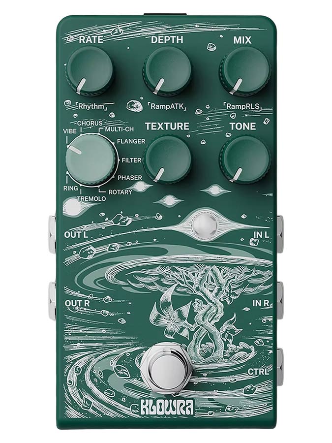 Klowra KBS-03 Bloom Infinity SPROUT stereo multi-type modulation pedaal