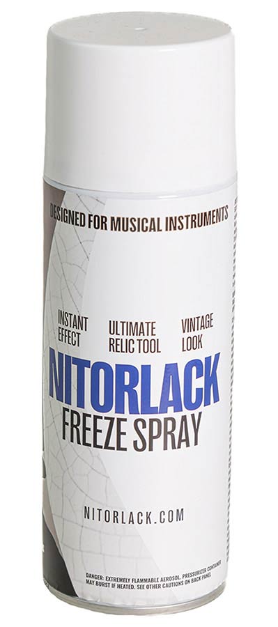 NitorLACK N920215106 Freeze Spray 400 ml Aerosol voor Nitrocellulose Lak Vintage Checking Effect