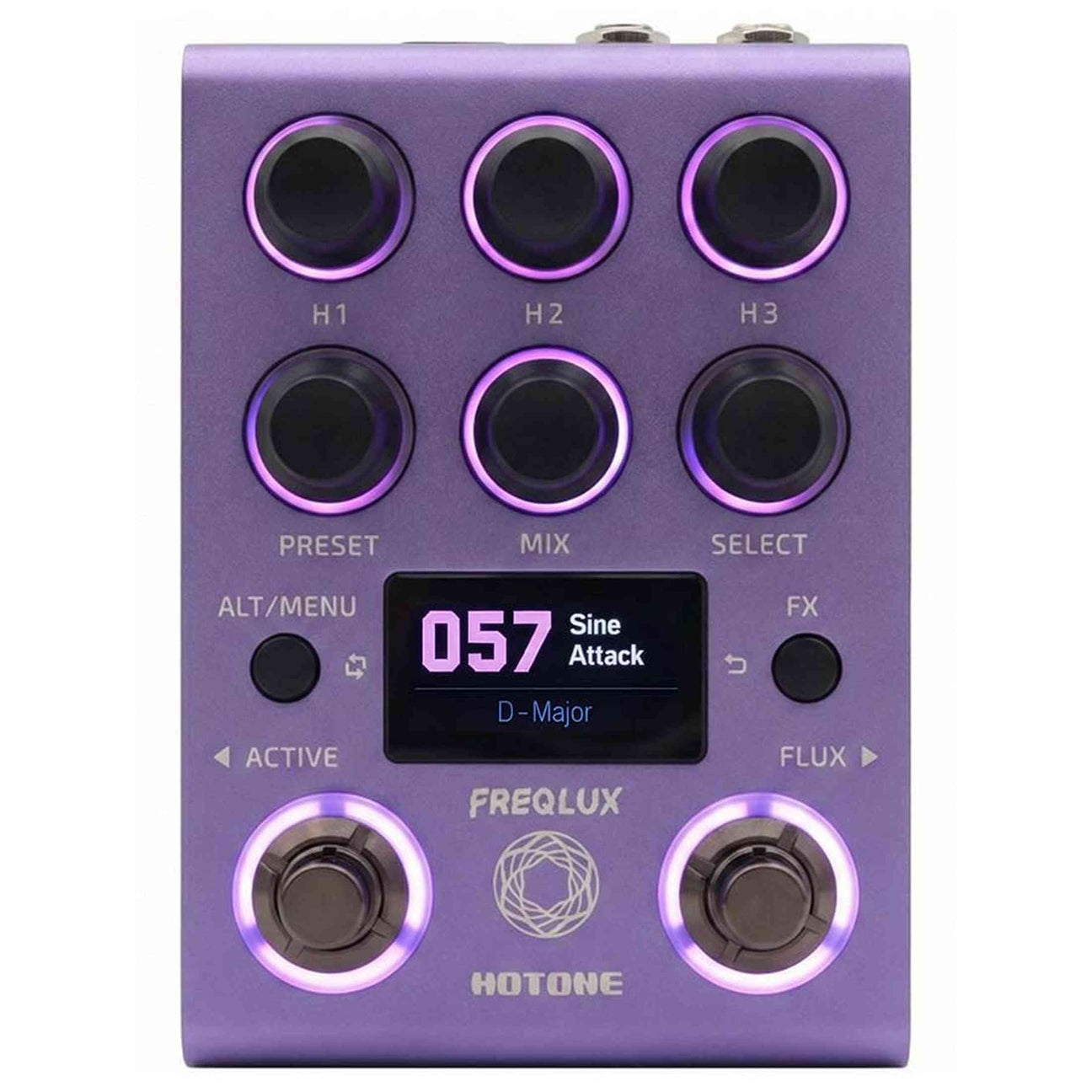 HoTone NP-200 Freqlux Triple-Voice Pitch Shifter Pedal met 9V voeding