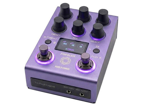 HoTone NP-200 Freqlux Triple-Voice Pitch Shifter Pedal met 9V voeding