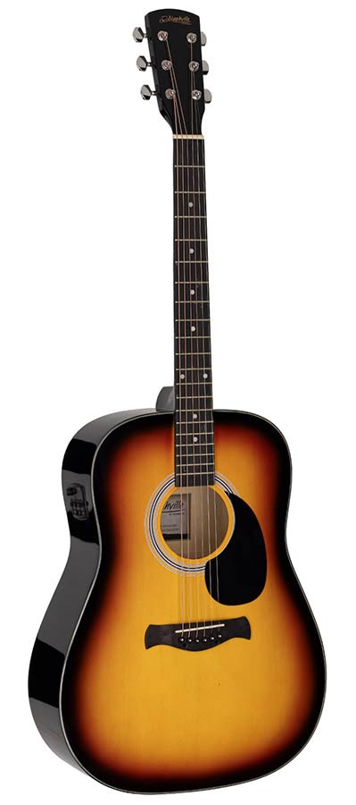 Nashville GSD-60-ESB Dreadnought Elektro Akoestische Gitaar Sunburst