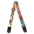 Flight S35 Granada Ukulele Strap Poly/Leer met Verstelbare Lengte en Leren Strap Ends
