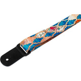 Flight S35 Granada Ukulele Strap Poly/Leer met Verstelbare Lengte en Leren Strap Ends