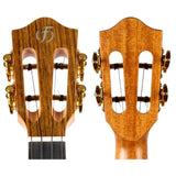 Flight Diana CE Soundwave Elektrisch-Akoestische Concert Ukulele met Solid Cedar Top, Walnut Body en Soundwave Effects Systeem