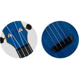 Flight TUSL-40 SPACE Soprano Longneck Ukulele met Linden Top, ABS Body en Aquila Snaren
