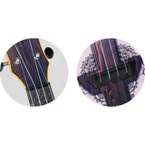 Flight TUS-40 MW Soprano Ukulele Mandala Wood met Linden Top, ABS Body en Aquila Super Nylgut Snaren