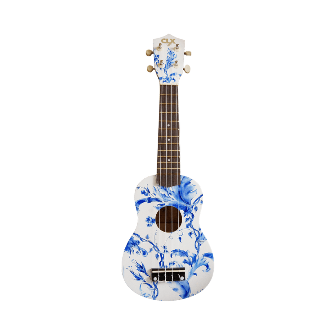 CLX Calista Delft's blauw sopraan ukulele