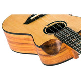 Flight Victoria Tenor EQ-A Ukulele met Solid Sitka Spruce Top, Acacia Body, Cutaway en Pickup