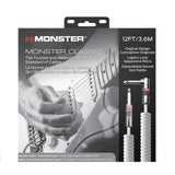 Monster Classic Gitaarkabel 3,6 Meter Spiraalkabel Rechte Jack naar Rechte Jack
