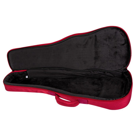 Flight DXBC Deluxe Concert Ukulele Gigbag 15mm Padded Wine Red met Accessoirevak